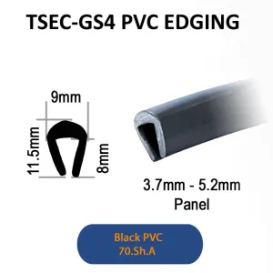 TSEC-GS4 PVC U CHANNEL 11.5MM X 9MM