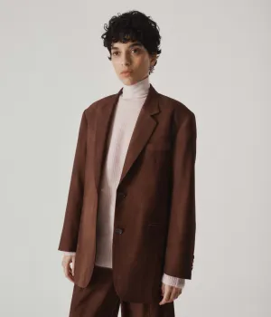 Two Button Blazer in Cinnamon