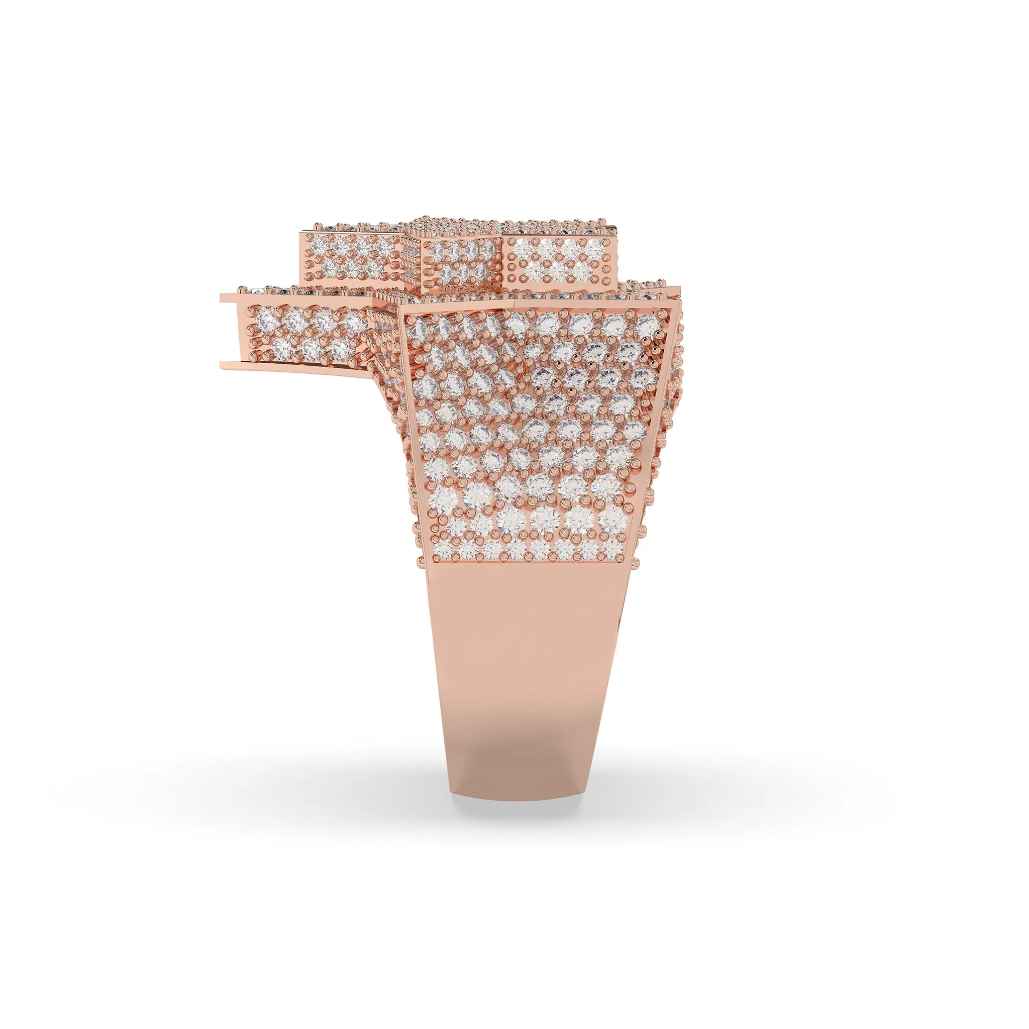 Two Layer 5 Point Star Ring