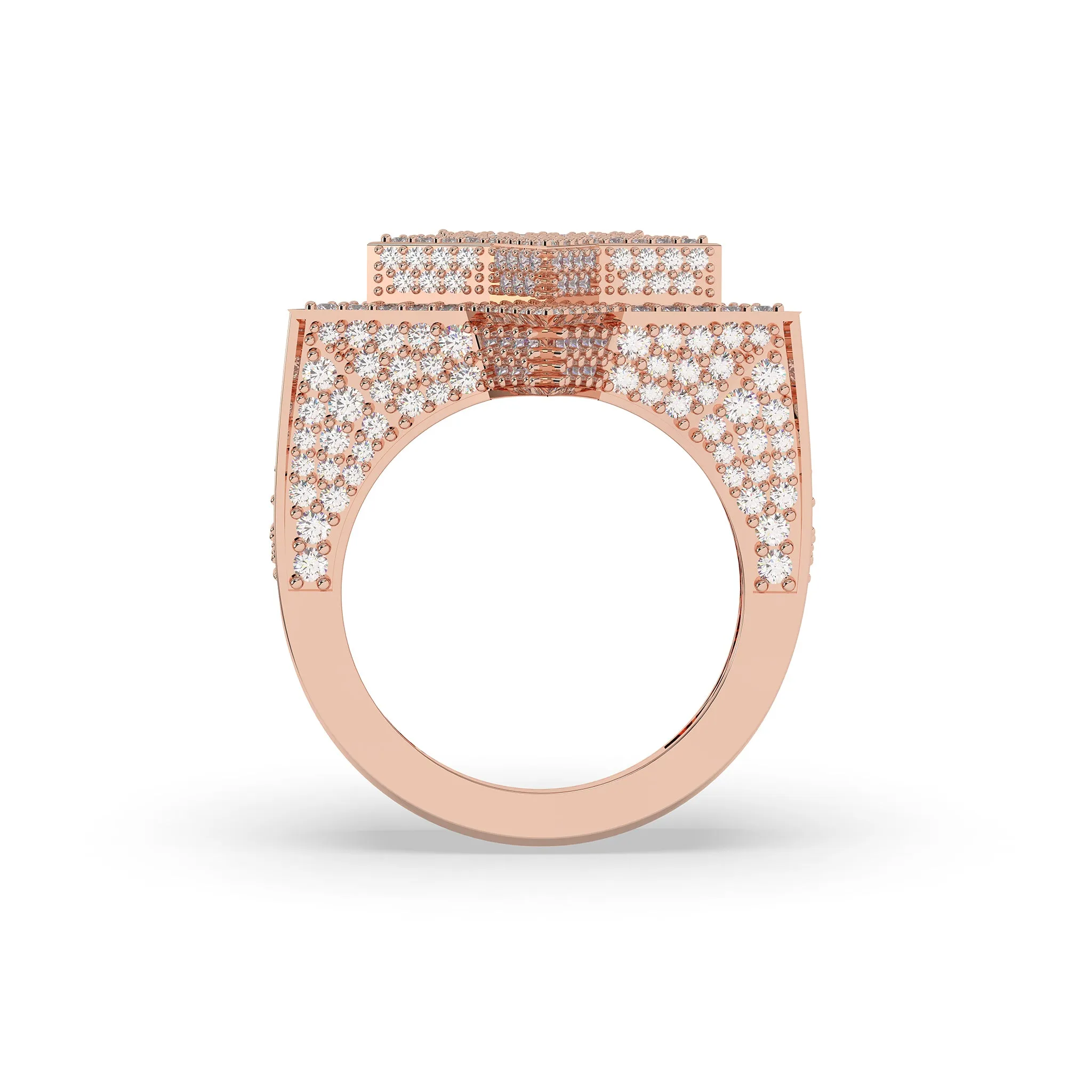 Two Layer 5 Point Star Ring
