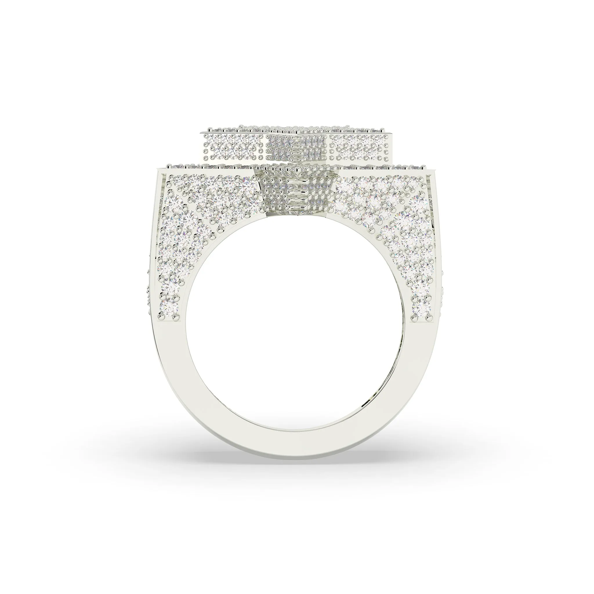 Two Layer 5 Point Star Ring