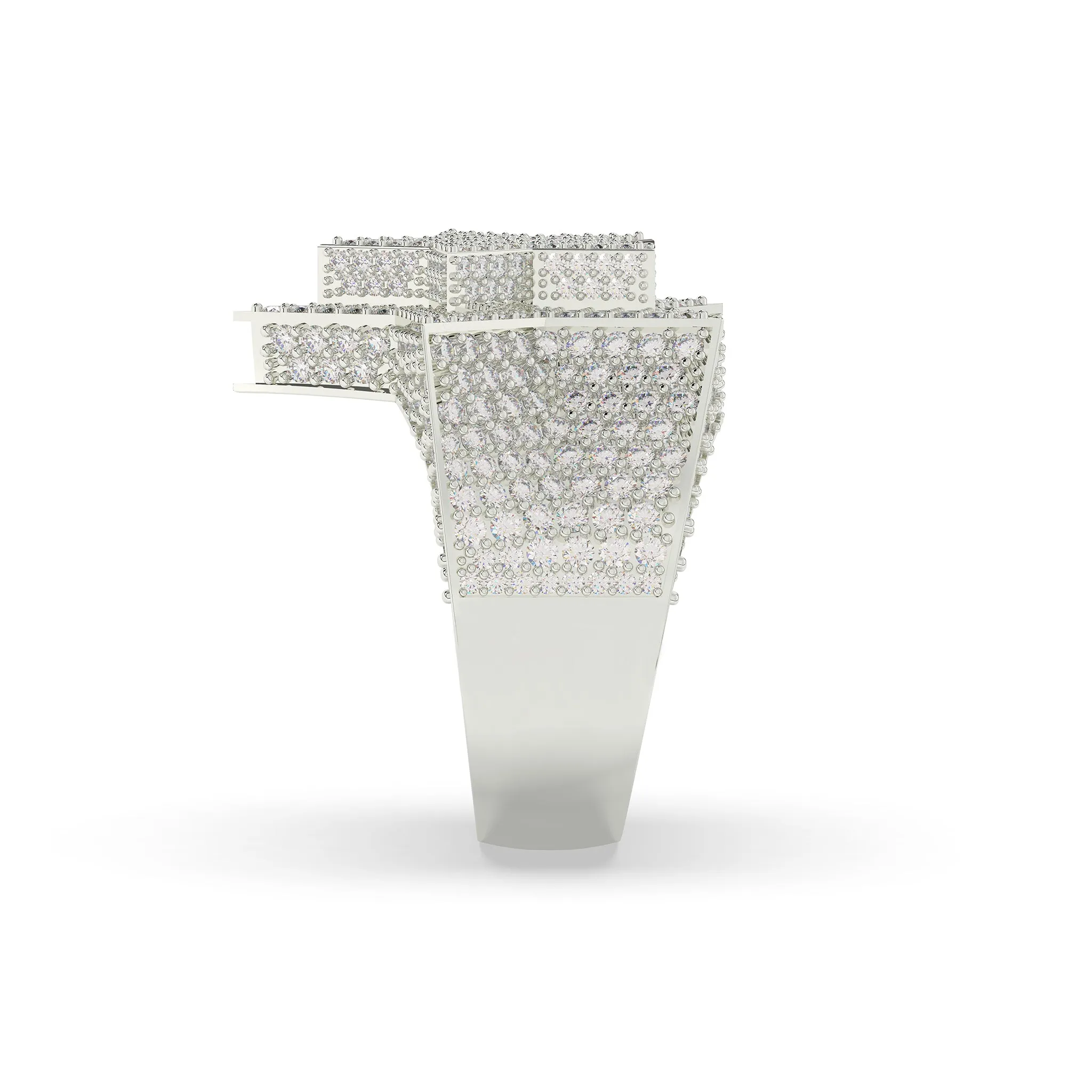 Two Layer 5 Point Star Ring