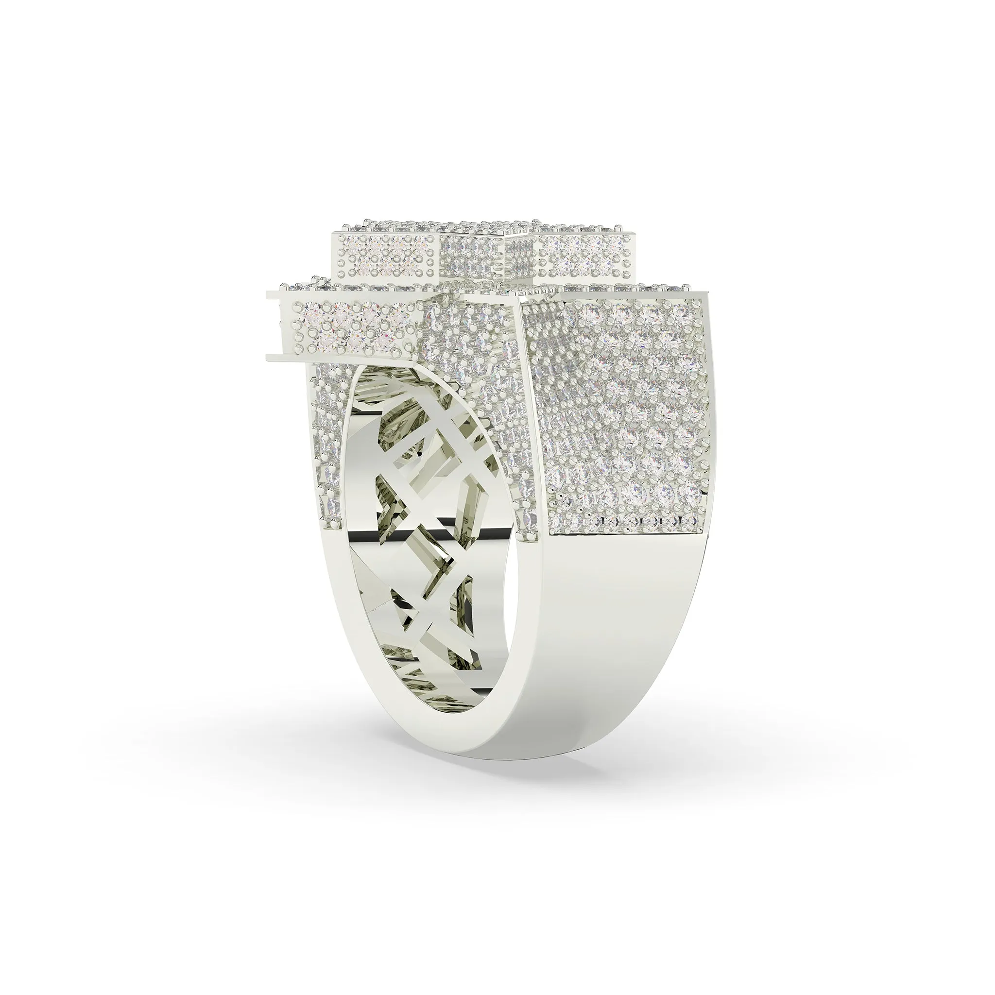 Two Layer 5 Point Star Ring
