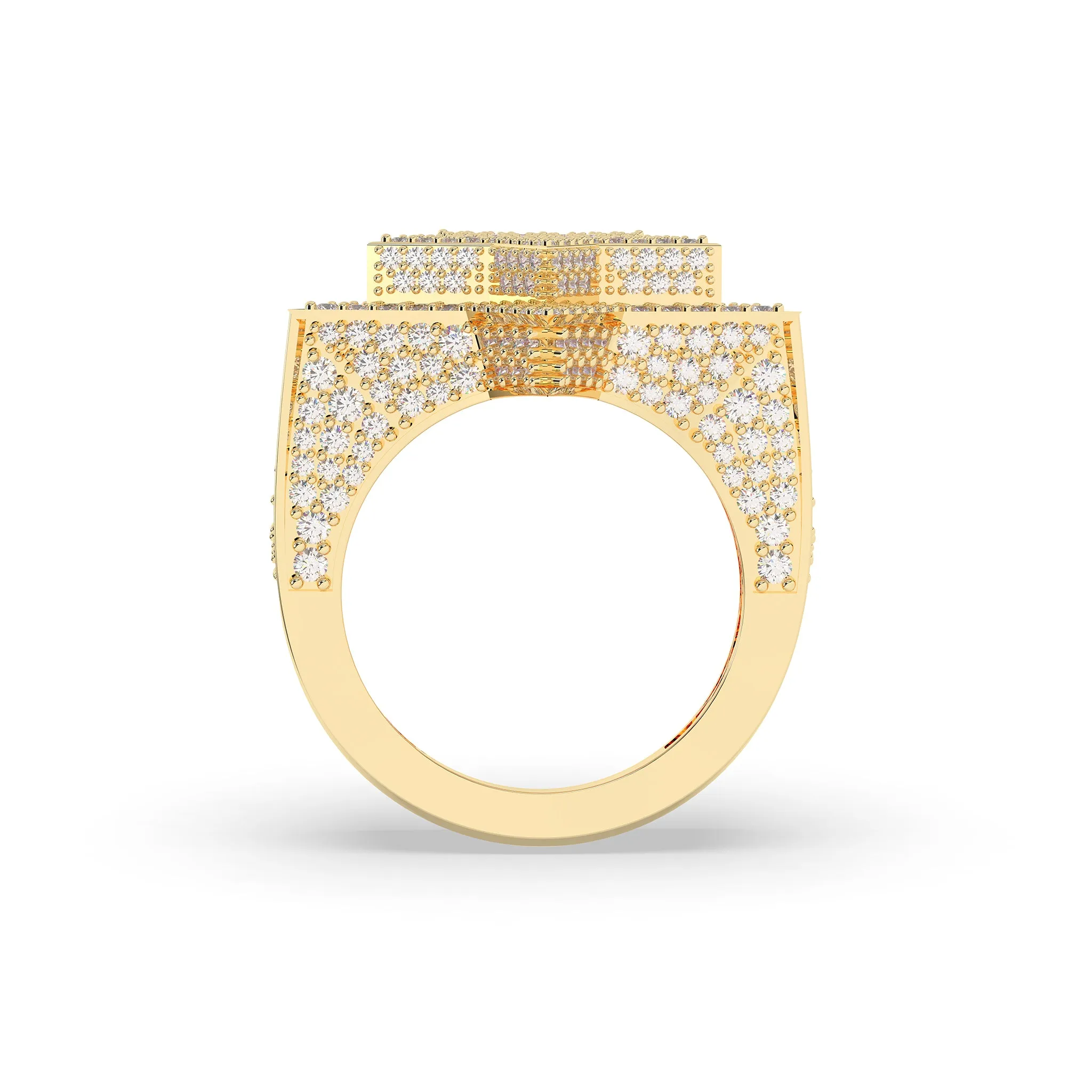 Two Layer 5 Point Star Ring