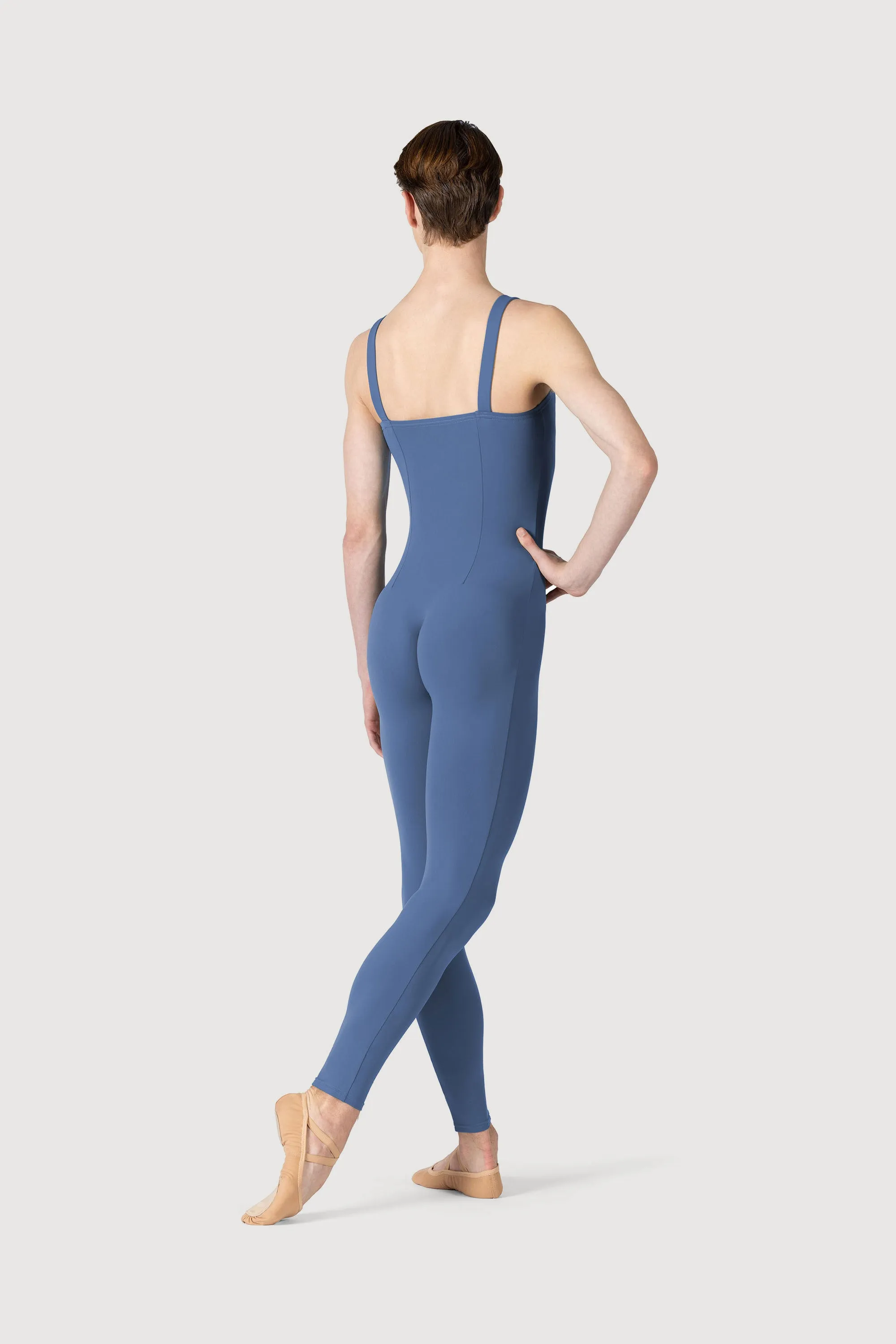 U3700M - Bloch Curtis Tank Strap Seamed Mens Unitard