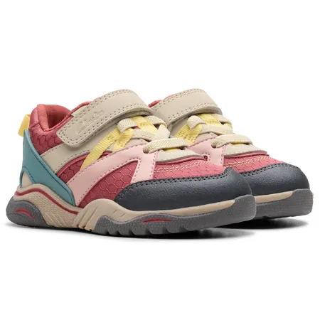 UK 4 Pink Combo Feather Pace Trainers