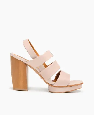 Una Heel - Bone Leather