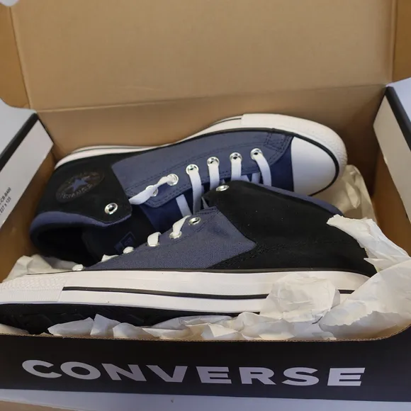 Unisex Converse All Star High Top Sneakers Size 10.5 12.5 Blue/Black NEW