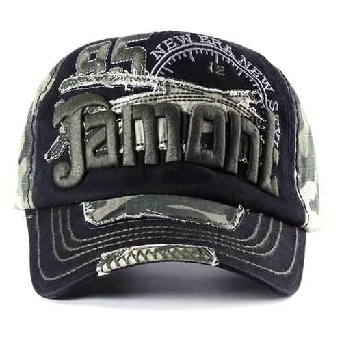 Unisex Embroidery Baseball Cap Camouflage Casual Outdoor Hip-hop Hat