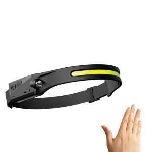 USB LED Induction Headlamp Flashlight | Rechargeable & Waterproof