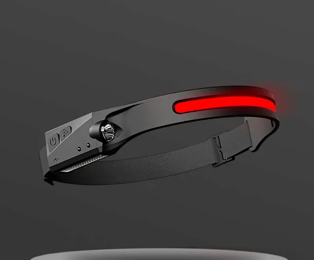 USB LED Induction Headlamp Flashlight | Rechargeable & Waterproof