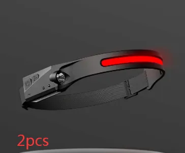 USB LED Induction Headlamp Flashlight | Rechargeable & Waterproof