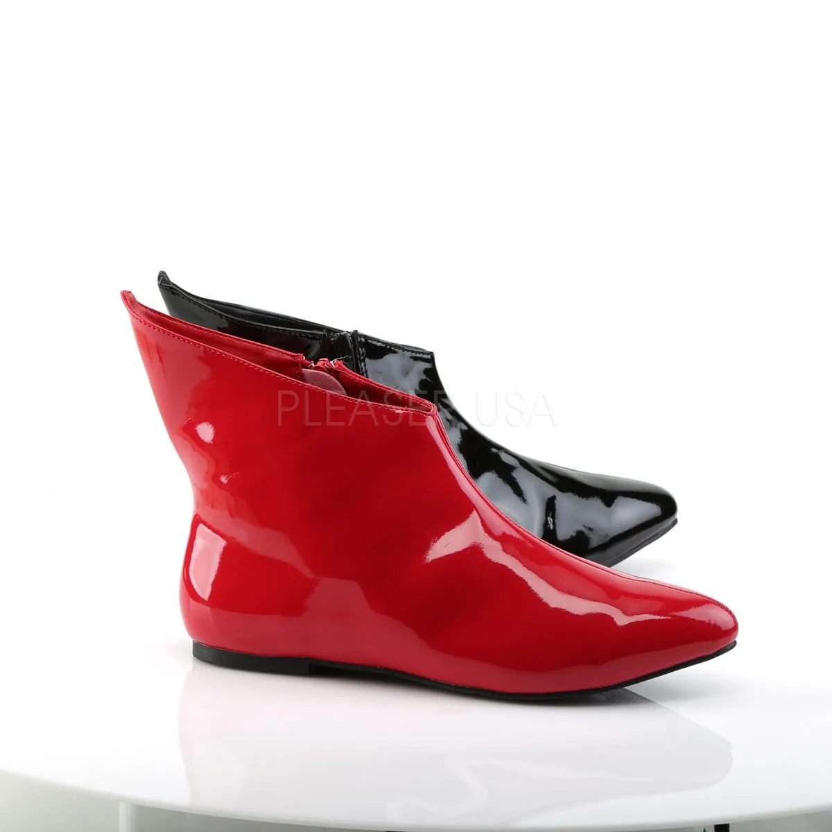 VAIL-152HQ  Black-Red Patent