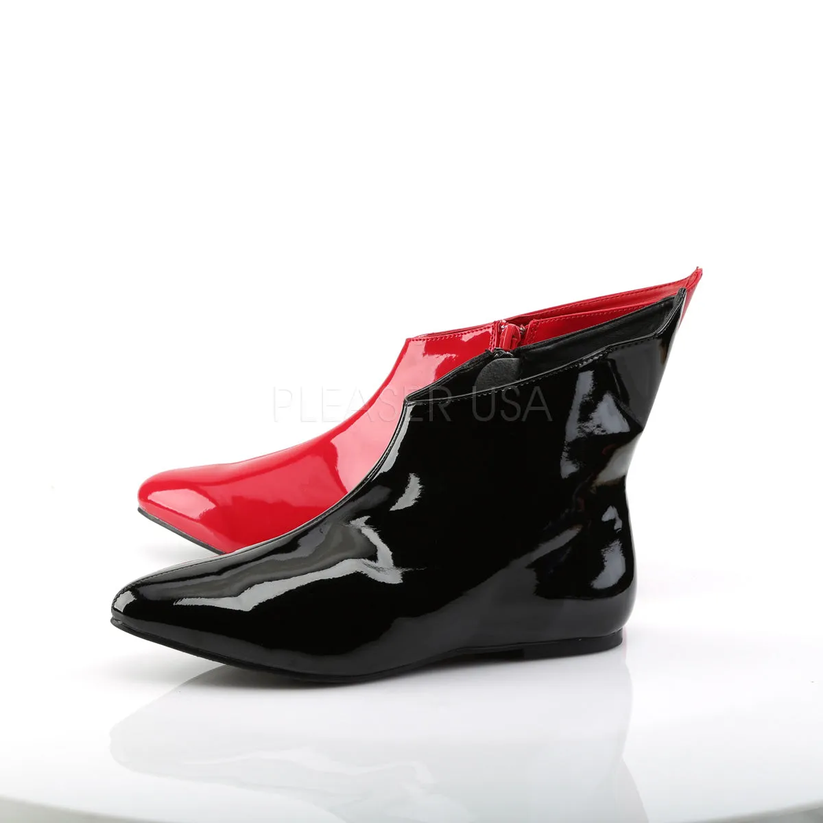 VAIL-152HQ  Black-Red Patent