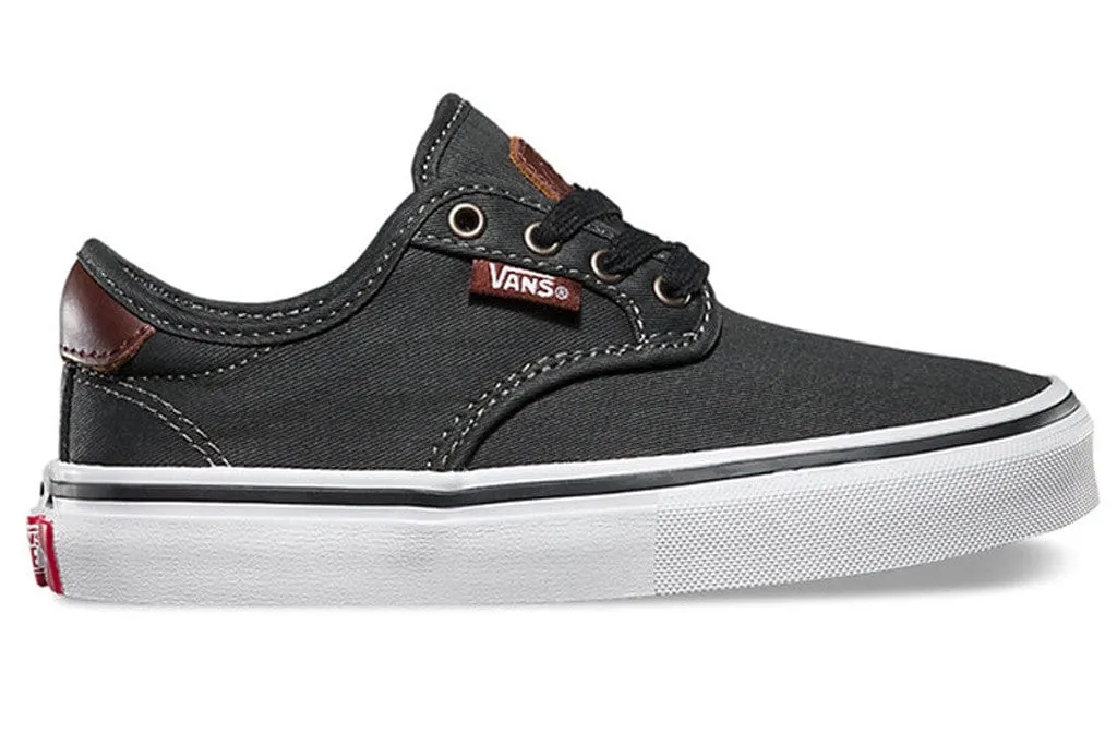 VANS KIDS CHIMA FERGUSON PRO TOOLED LEATHER BLACK