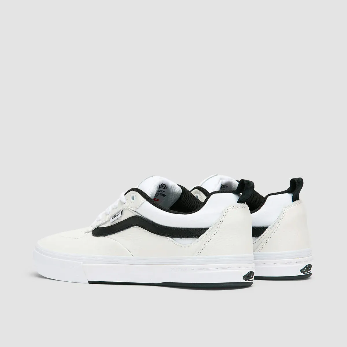 Vans Kyle Walker Shoes - Leather True White/Black - Kids