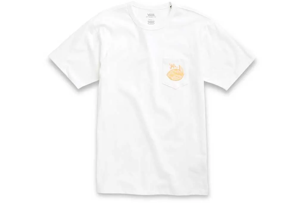 Vans Lizzie Off The Wall Classic Pocket Tee White