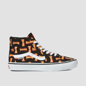 Vans Skate SK8-Hi Top Shoes - Thrasher Black/Multi