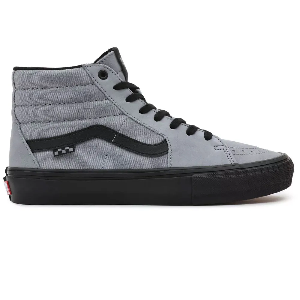 Vans Skate SK8 Hi Trainers - Nubuck Washed Blue