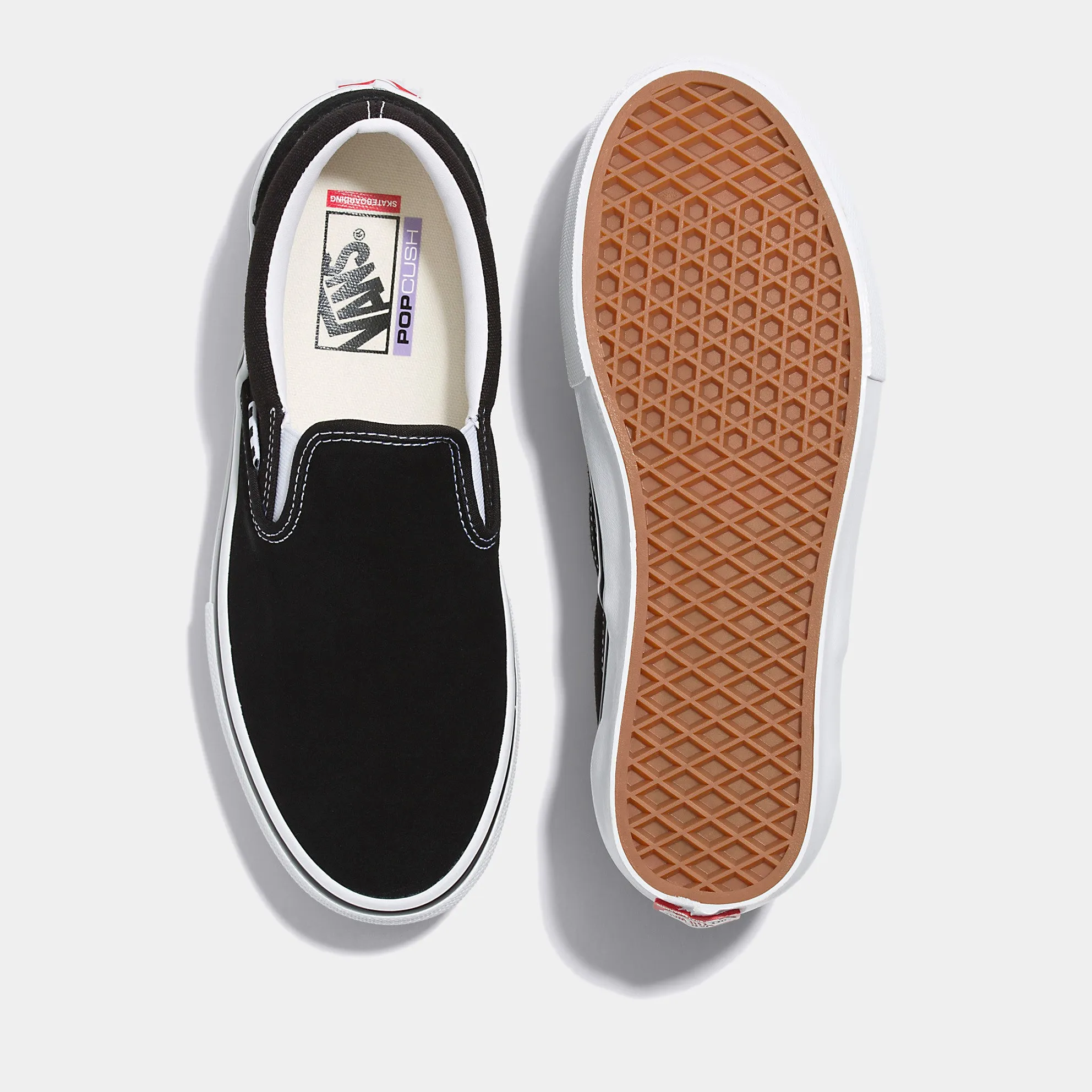 VANS SKATE SLIP-ON - BLACK/WHITE