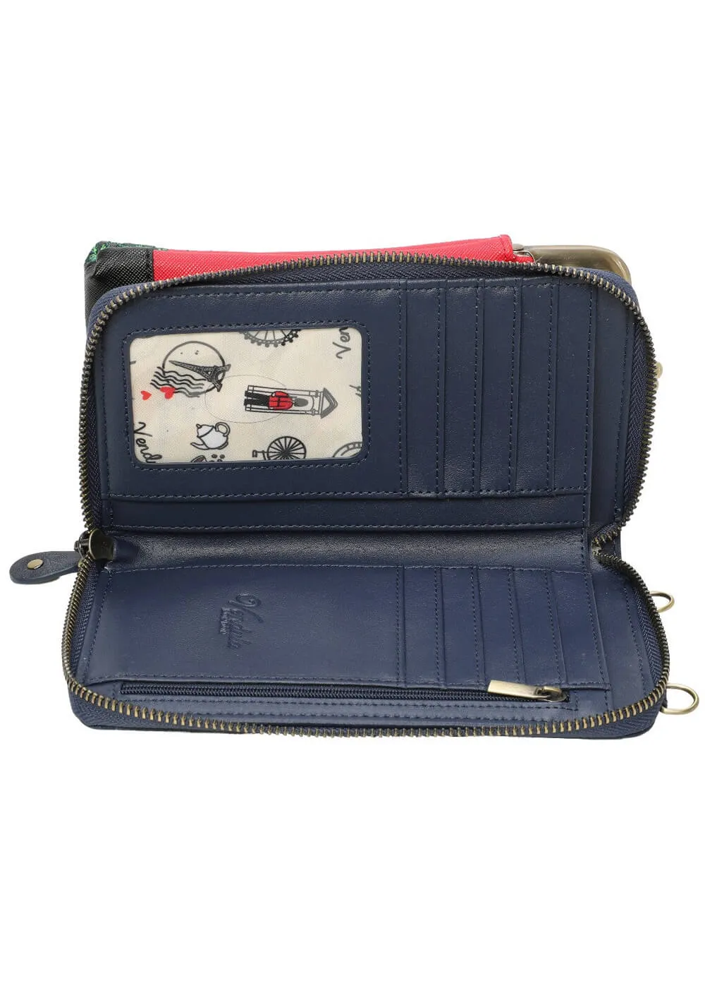 Vendula London The Old Post Office Postbox Phone Clipper Pouch Red