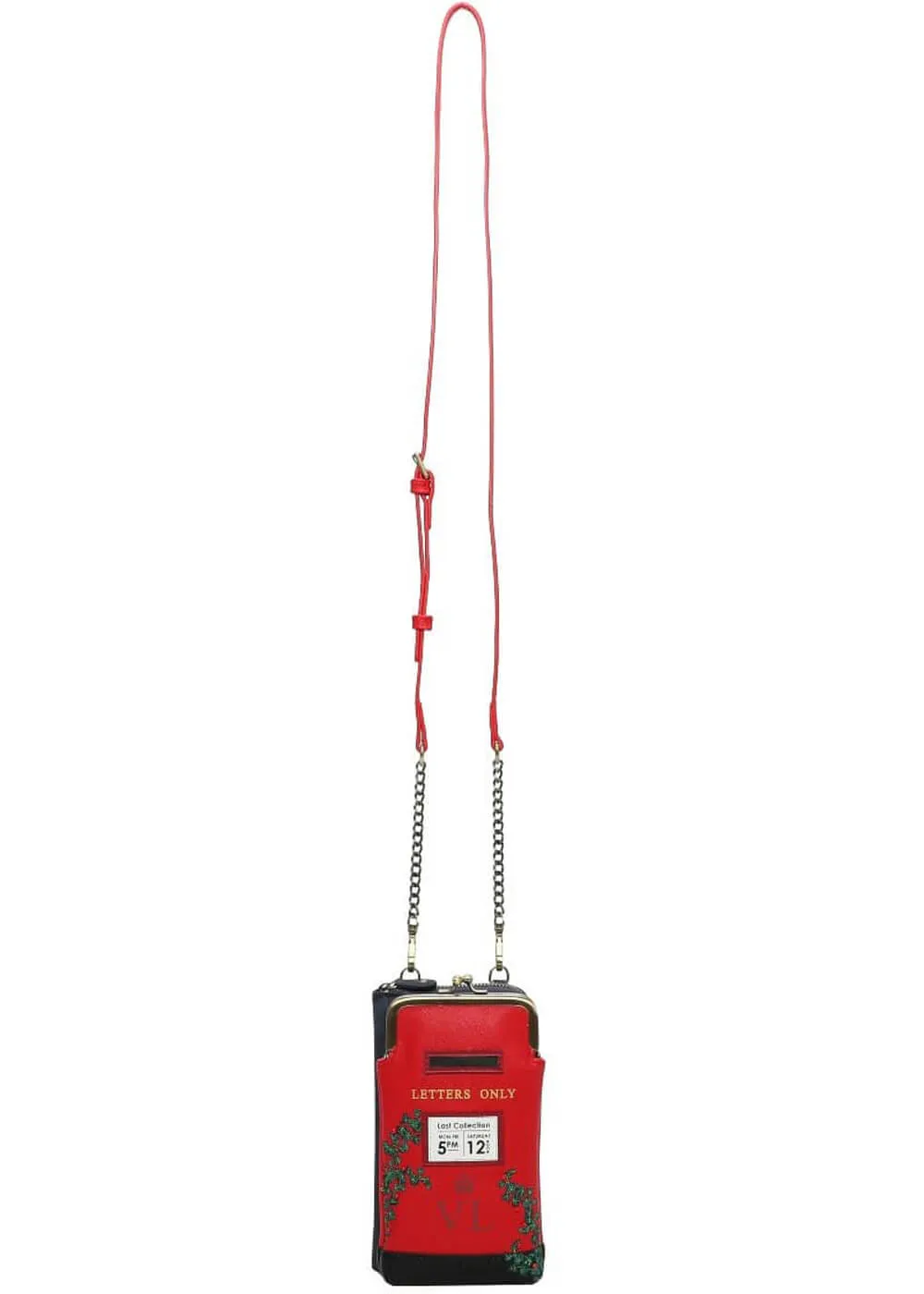 Vendula London The Old Post Office Postbox Phone Clipper Pouch Red
