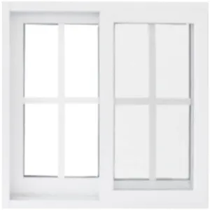 Ventana Francesa De Pvc 60X60 cm