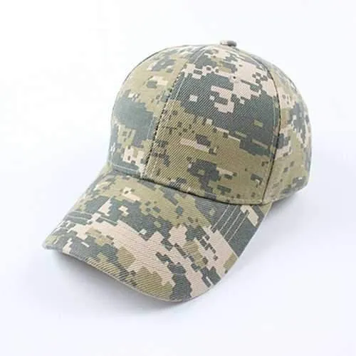 Vintage Men Military Hunting Fishing Hat Women Army Adjustable Baseball Outdoor Cap