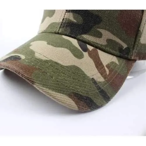 Vintage Men Military Hunting Fishing Hat Women Army Adjustable Baseball Outdoor Cap