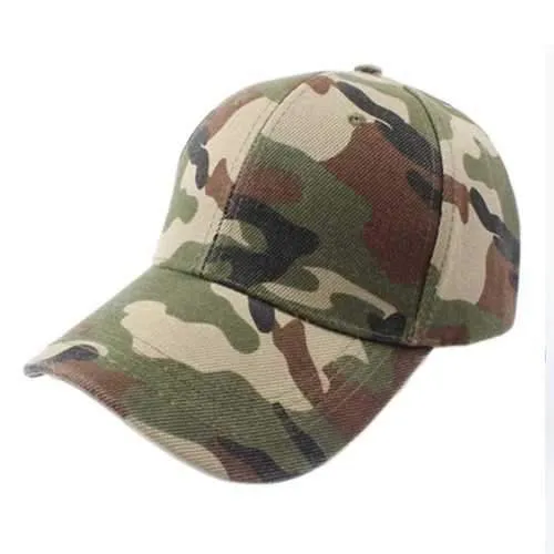 Vintage Men Military Hunting Fishing Hat Women Army Adjustable Baseball Outdoor Cap