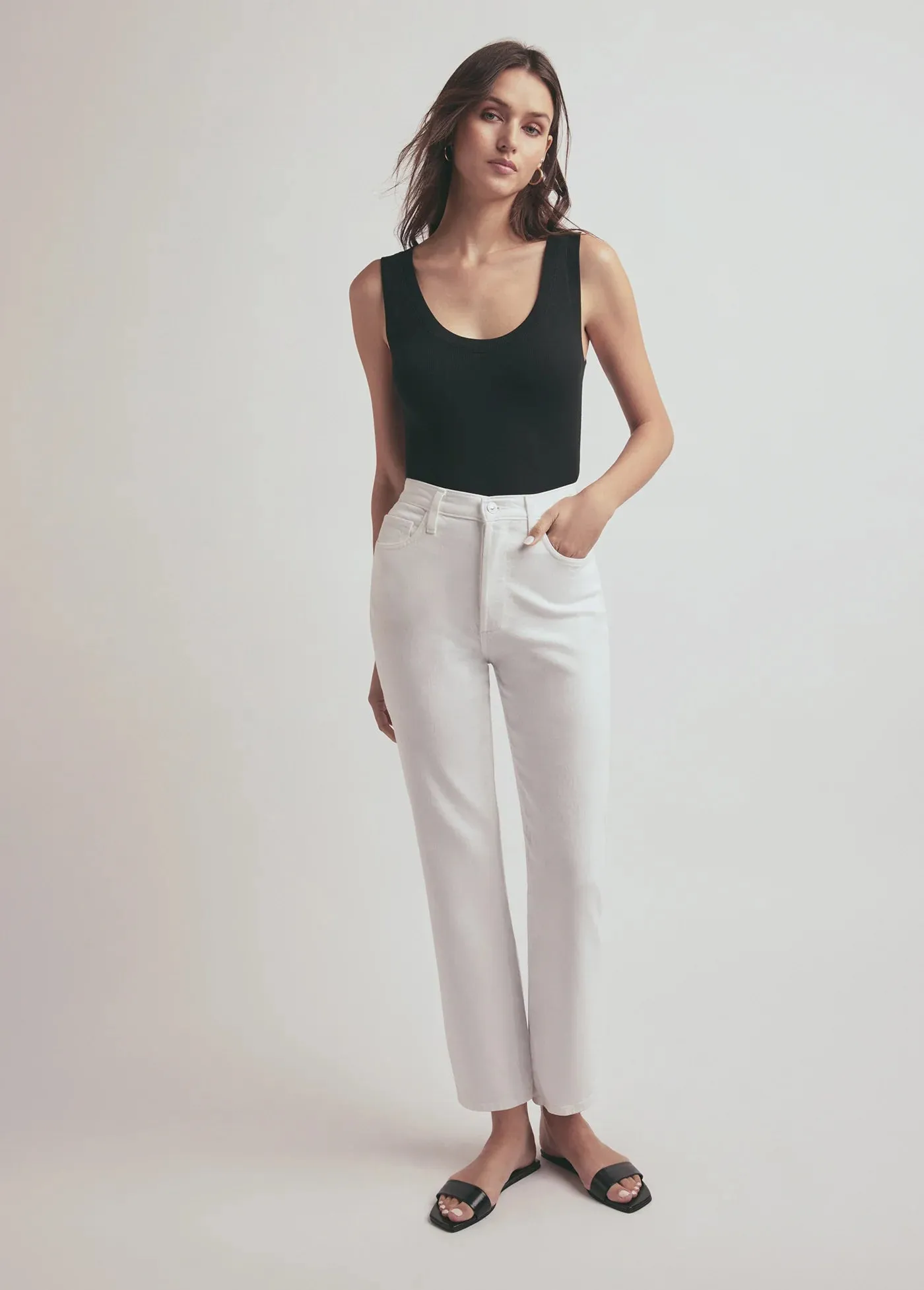 Vivi High Rise Straight Ankle