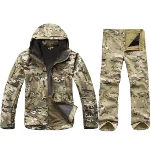 Waterproof Soft Shell Camo Jacket   Pants