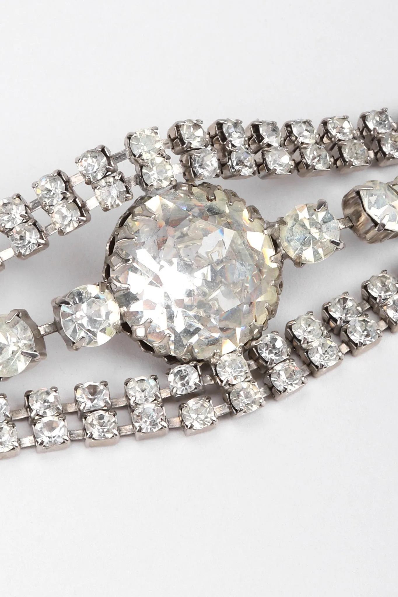 Wavy Rhinestone Belt