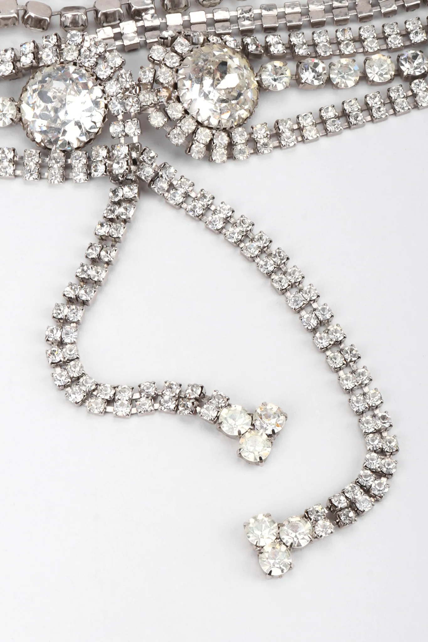 Wavy Rhinestone Belt