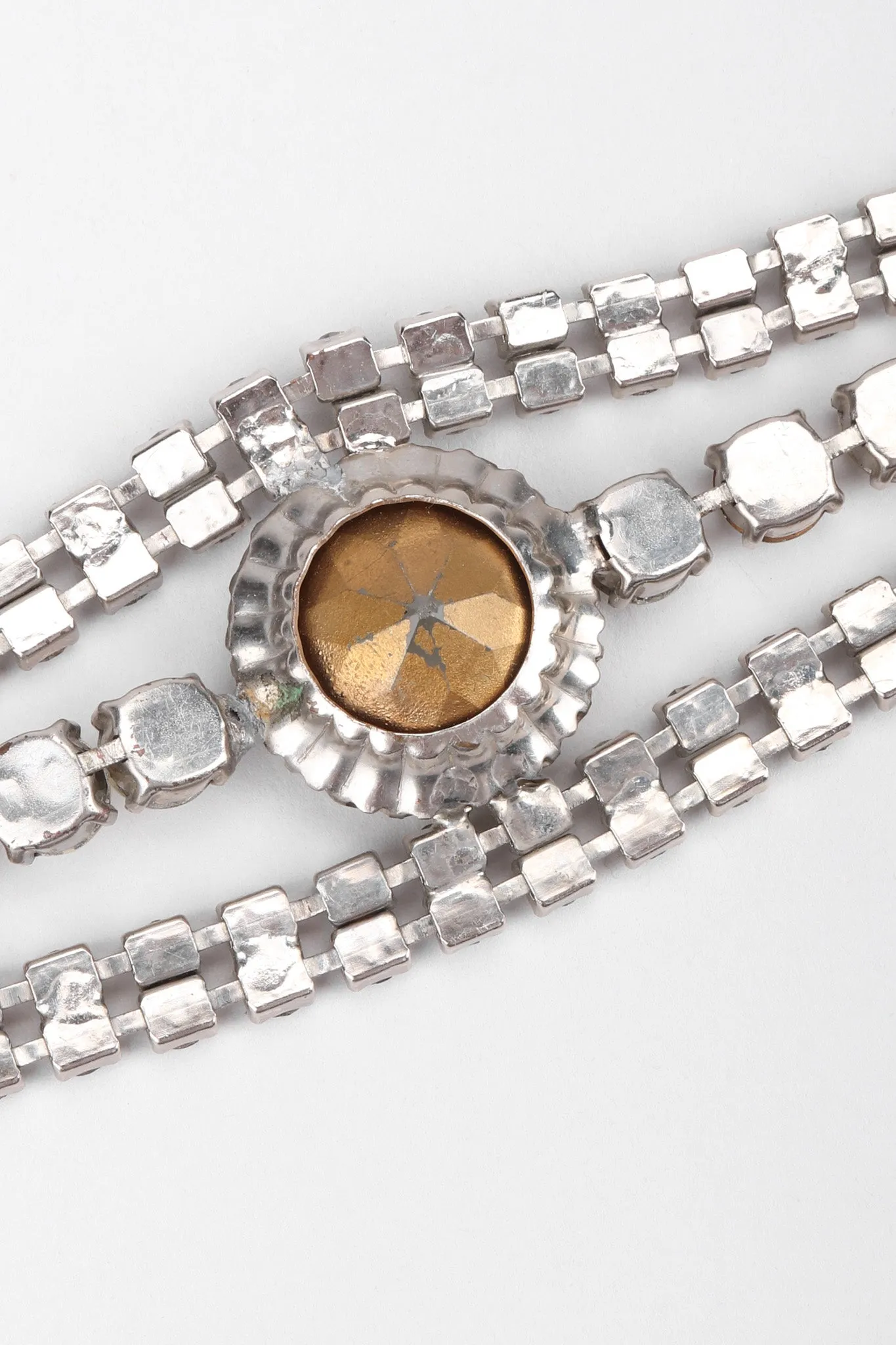 Wavy Rhinestone Belt