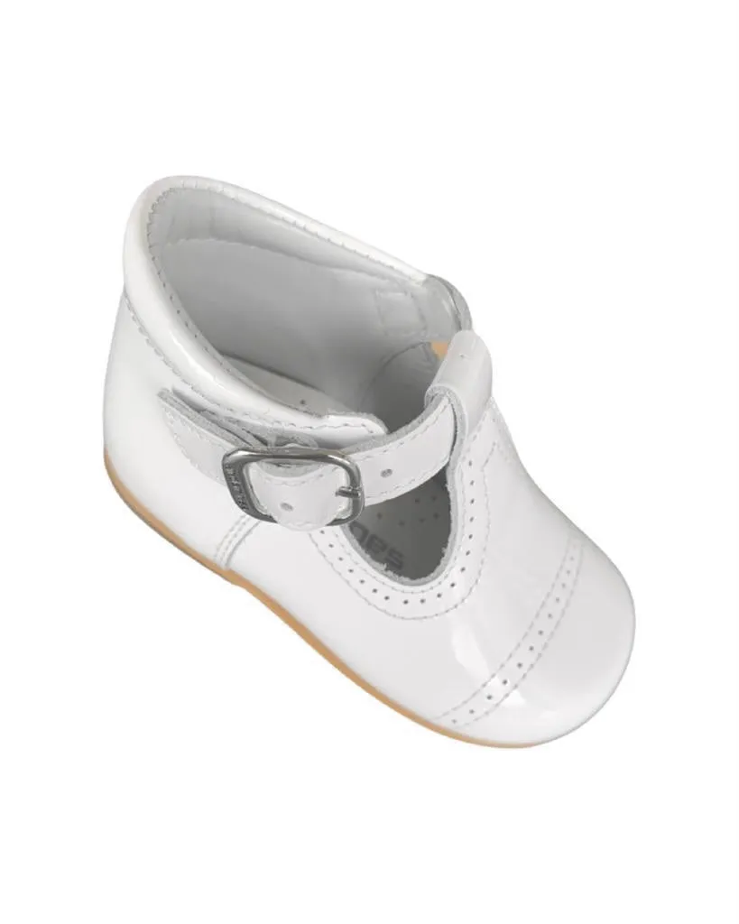 White Patent Shoe