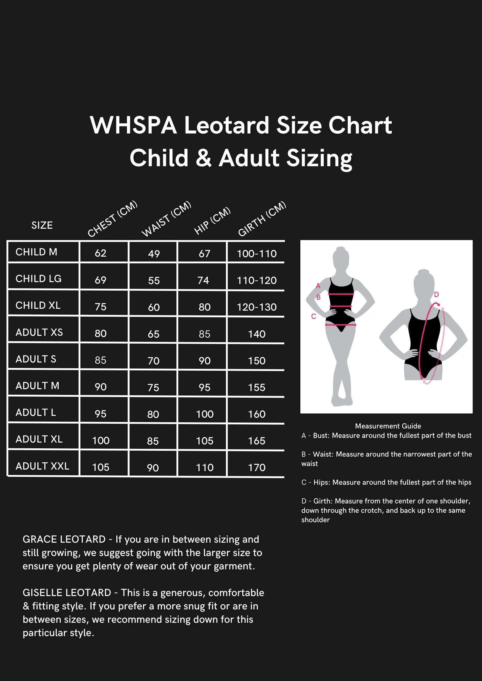 WHSPA Grace Leotard - PRE ORDER