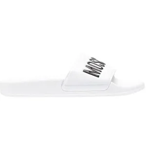 Women's Moschino Couture Pvc Sandal Slide With Logo
