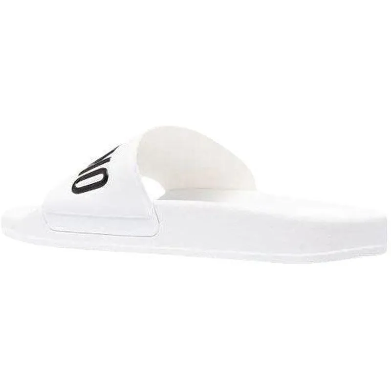 Women's Moschino Couture Pvc Sandal Slide With Logo