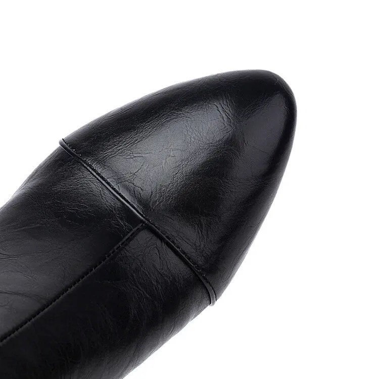 Women's Pointed Toe High Heel Ankle Boots