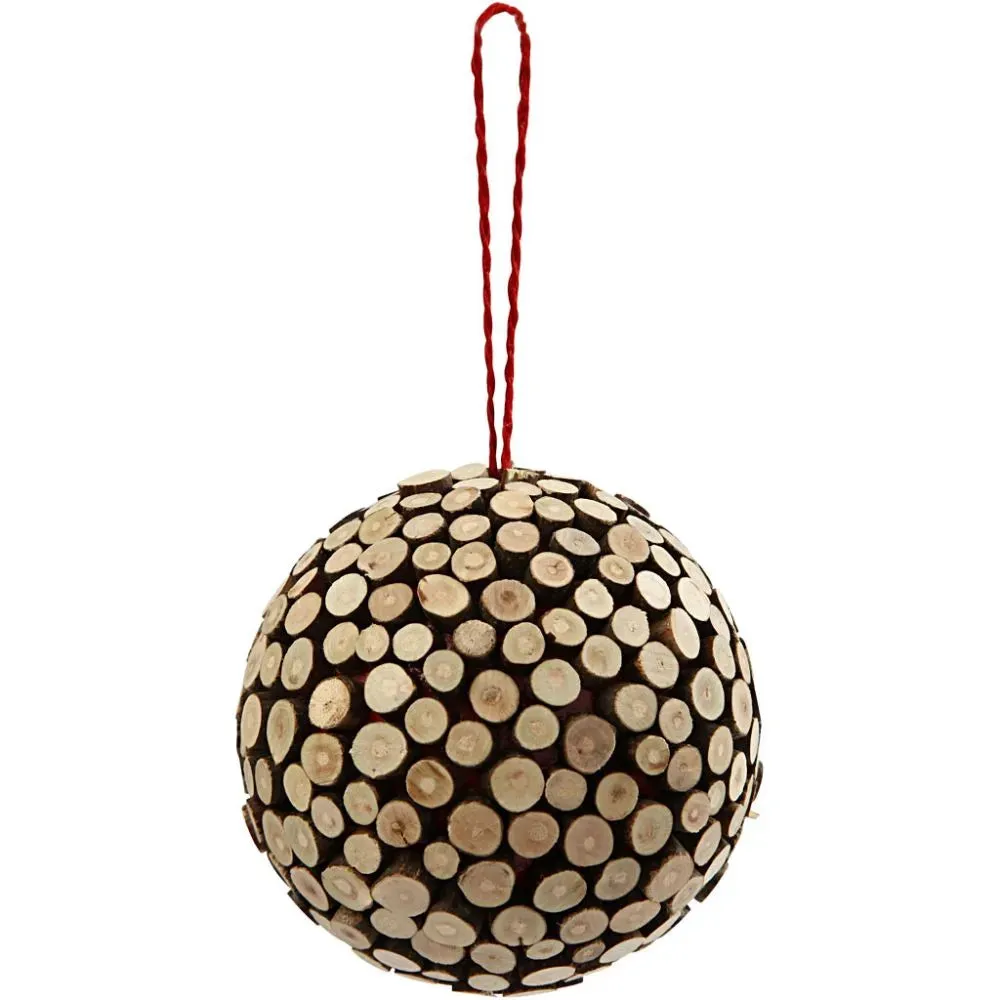 Wood Mix 7-10mm x 4-5mm 230g Christmas Crafts Holiday Decorations
