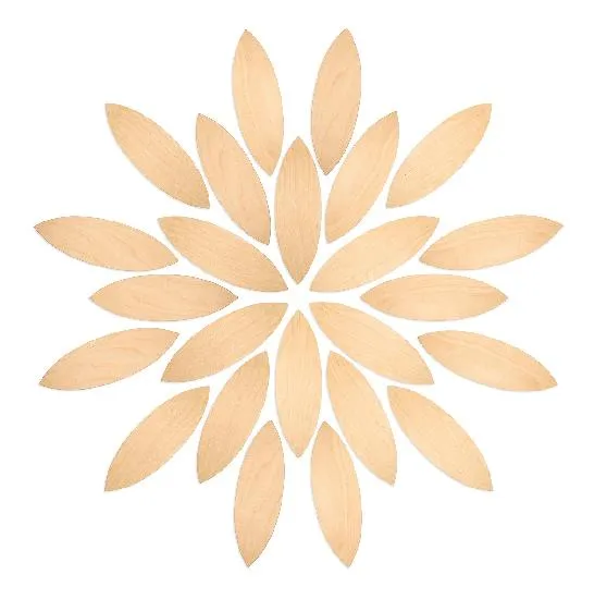 Wood Petals Platform 24pcs