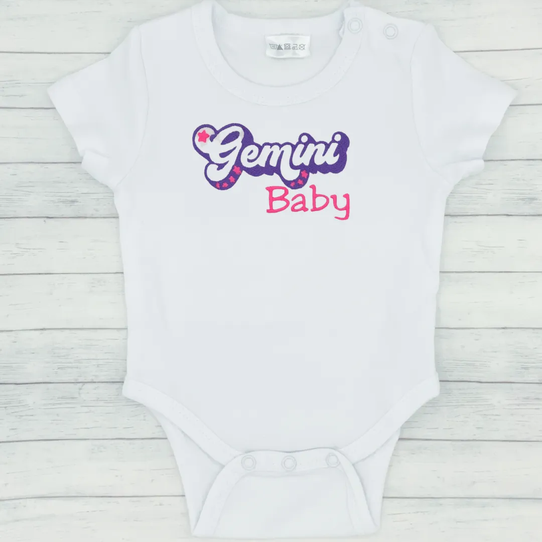 Zodiac Purple & Pink Bodysuit (**all zodiac signs available in this color**)